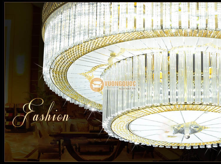 Đèn trần thủy tinh đẹp trang trí nội thất CM262-12